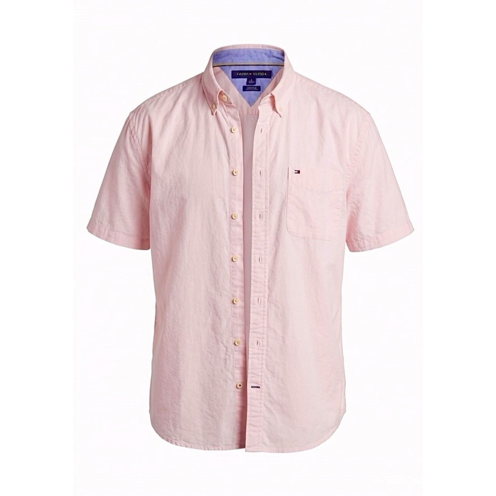 tommy hilfiger shirt men xl short sleeve